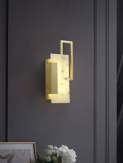 Althea Alabaster Wall Sconce - LED Indoor Wall Light