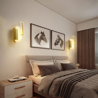 Althea Alabaster Wall Sconce - LED Indoor Wall Light