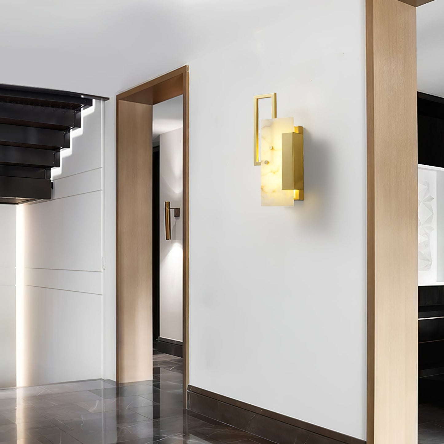 Althea Alabaster Wall Sconce - LED Indoor Wall Light