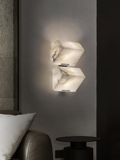 Alabaster Staircase Wall Lamp - Dimmable LED Indoor Light