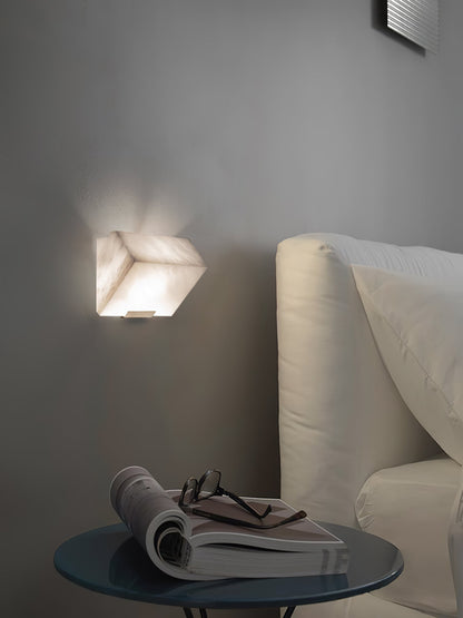 Alabaster Staircase Wall Lamp - Dimmable LED Indoor Light