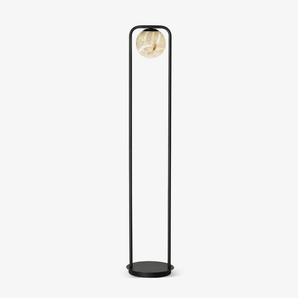 Alabaster Tribeca Floor Lamp - Black LED Indoor Lighting