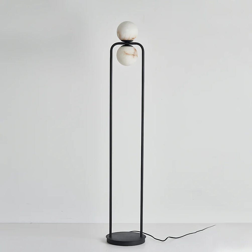 Alabaster Tribeca Floor Lamp - Black LED Indoor Lighting