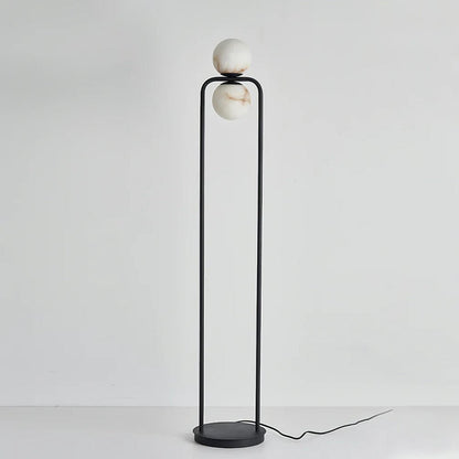 Alabaster Tribeca Floor Lamp - Black LED Indoor Lighting