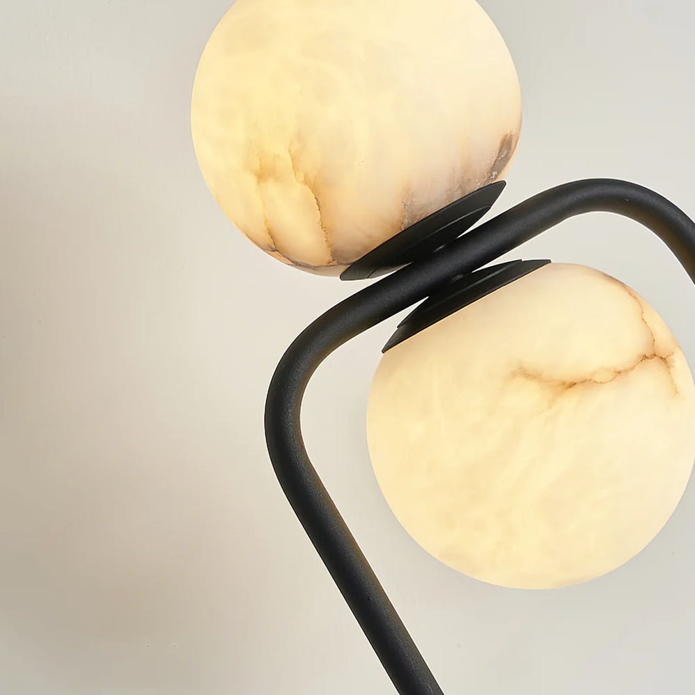 Alabaster Tribeca Floor Lamp - Black LED Indoor Lighting