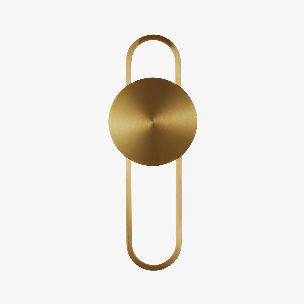 Allen Wall Lamp - Modern LED Brass Finish, Set of 2