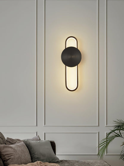 Allen Wall Lamp - Modern LED Brass Finish, Set of 2