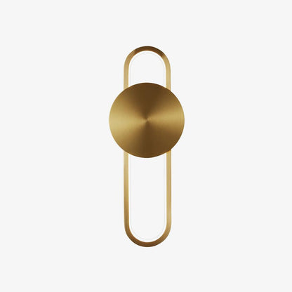 Allen Wall Lamp - Modern LED Brass Finish, Set of 2