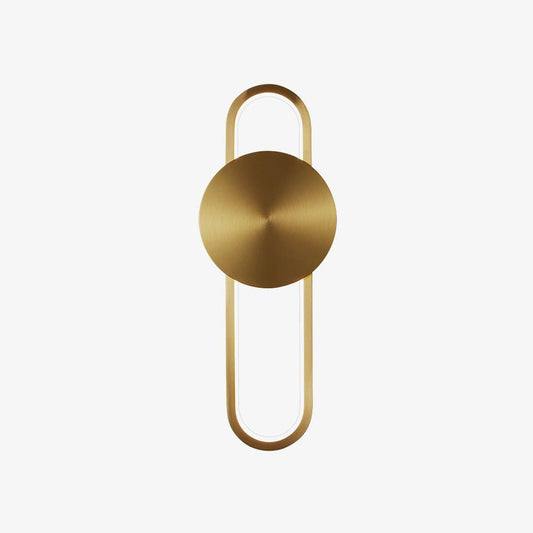 Allen Wall Lamp - Modern LED Brass Finish, Set of 2