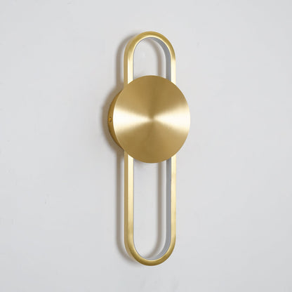 Allen Wall Lamp - Modern LED Brass Finish, Set of 2