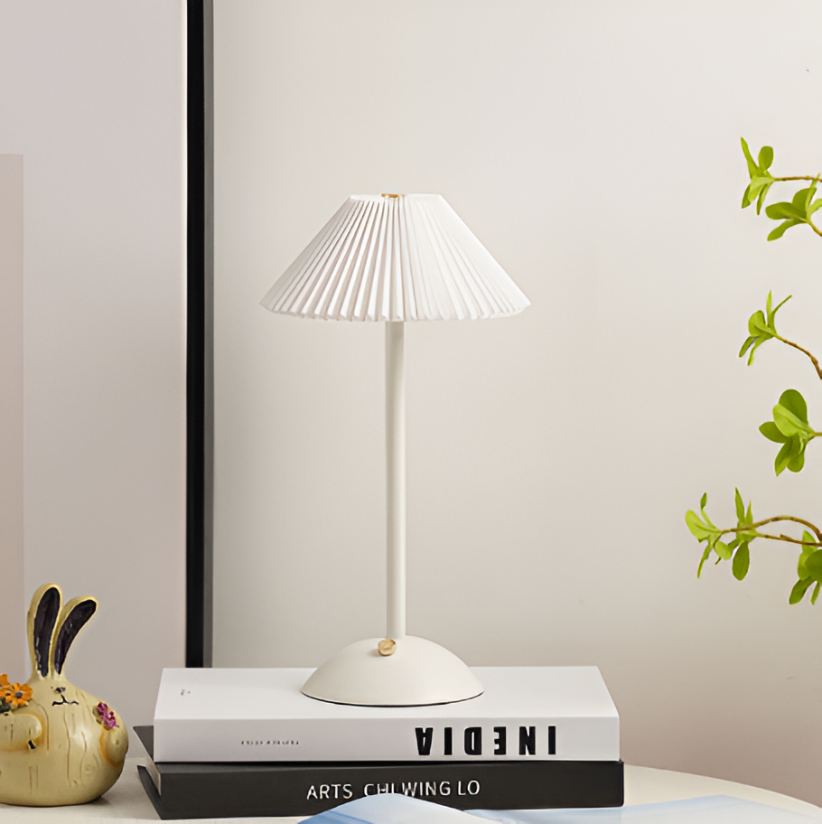 AluBrite Aluminium LED Umbrella Lamp - USB Rechargeable & Touch Dimmer