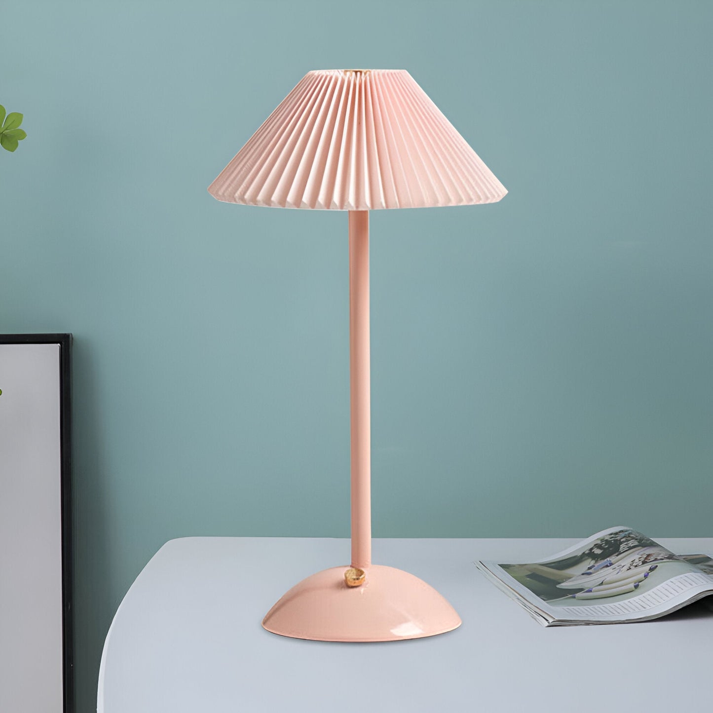 AluBrite Aluminium LED Umbrella Lamp - USB Rechargeable & Touch Dimmer
