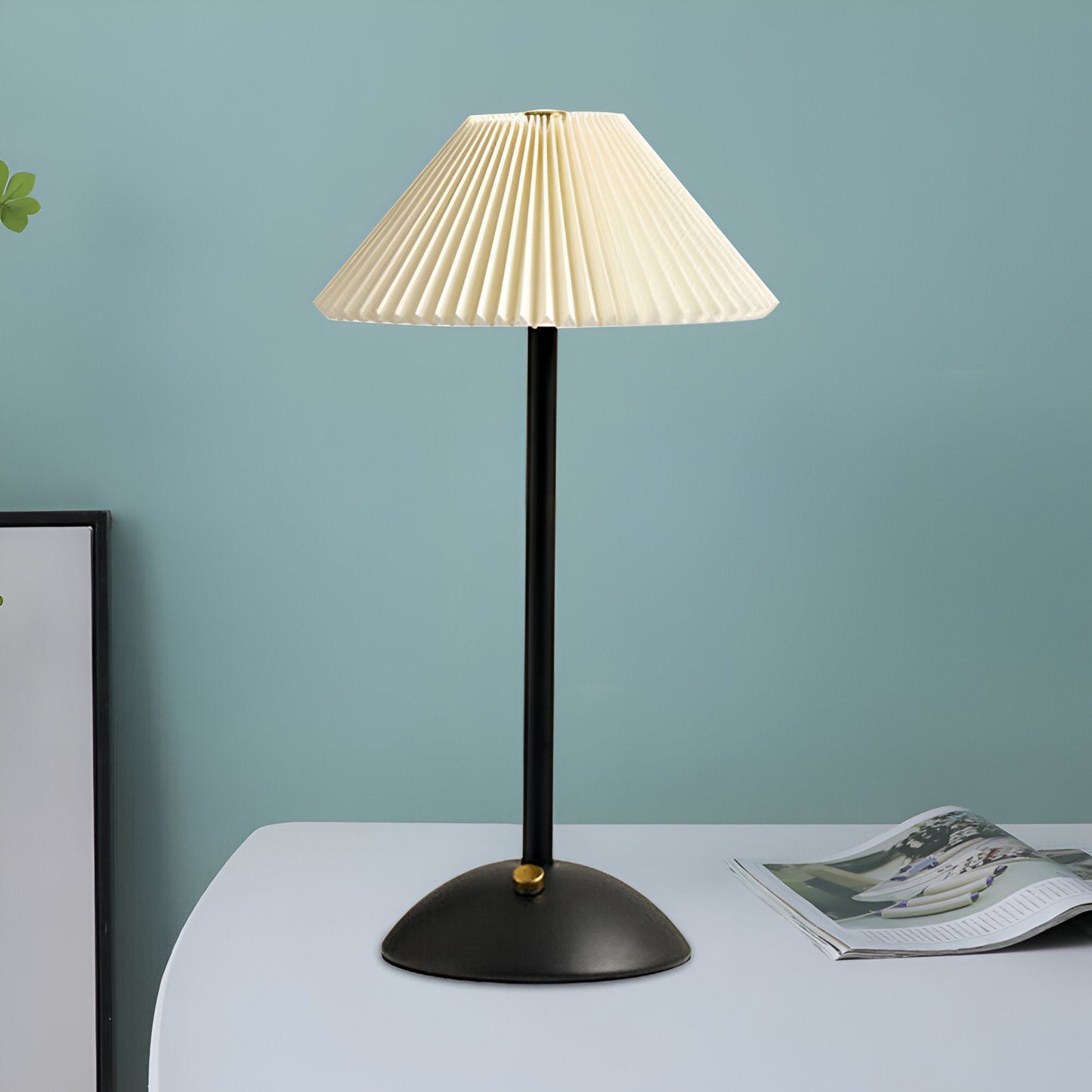 AluBrite Aluminium LED Umbrella Lamp - USB Rechargeable & Touch Dimmer