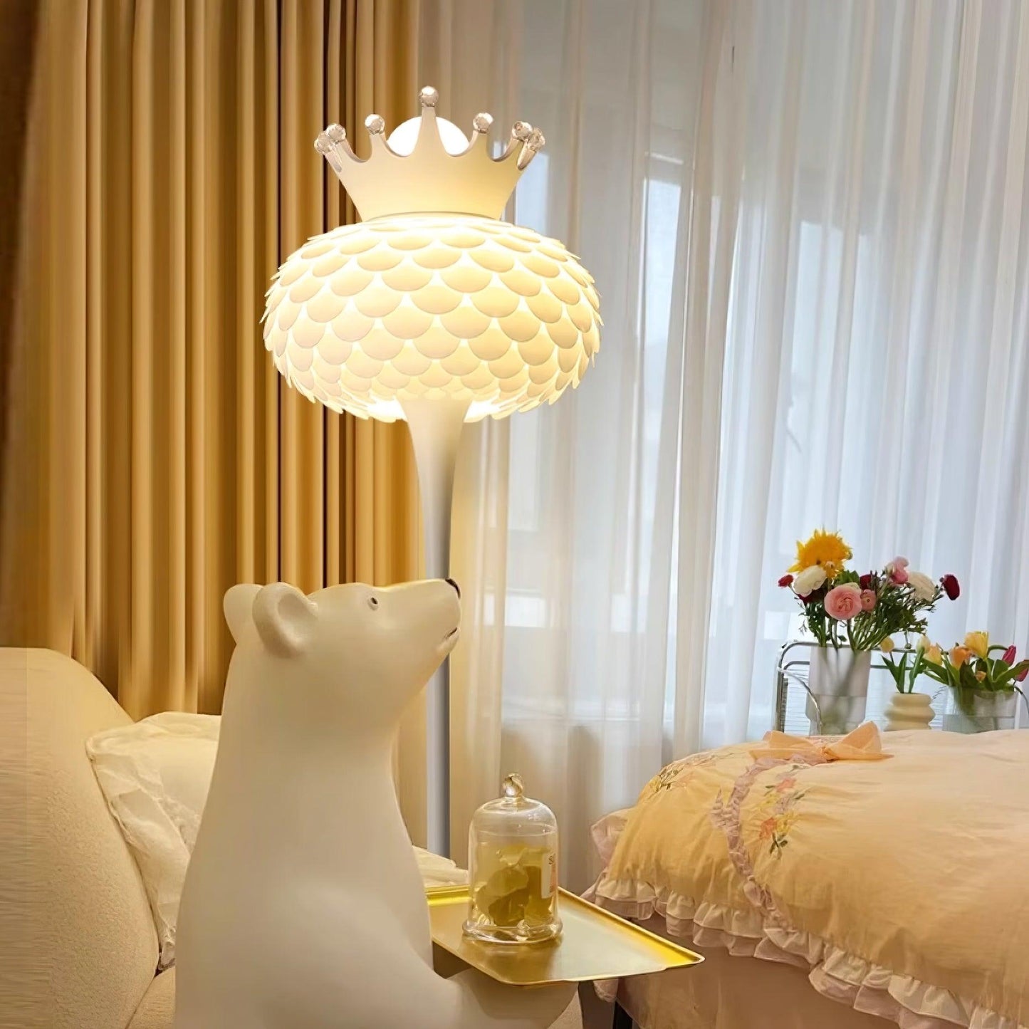 Aluvia Crown Floor Lamp LED Indoor Lighting - Modern Design