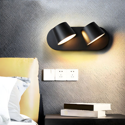 Angle Adjustable Plug-in Wall Lamp with LED Lighting