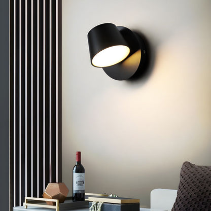Angle Adjustable Plug-in Wall Lamp with LED Lighting