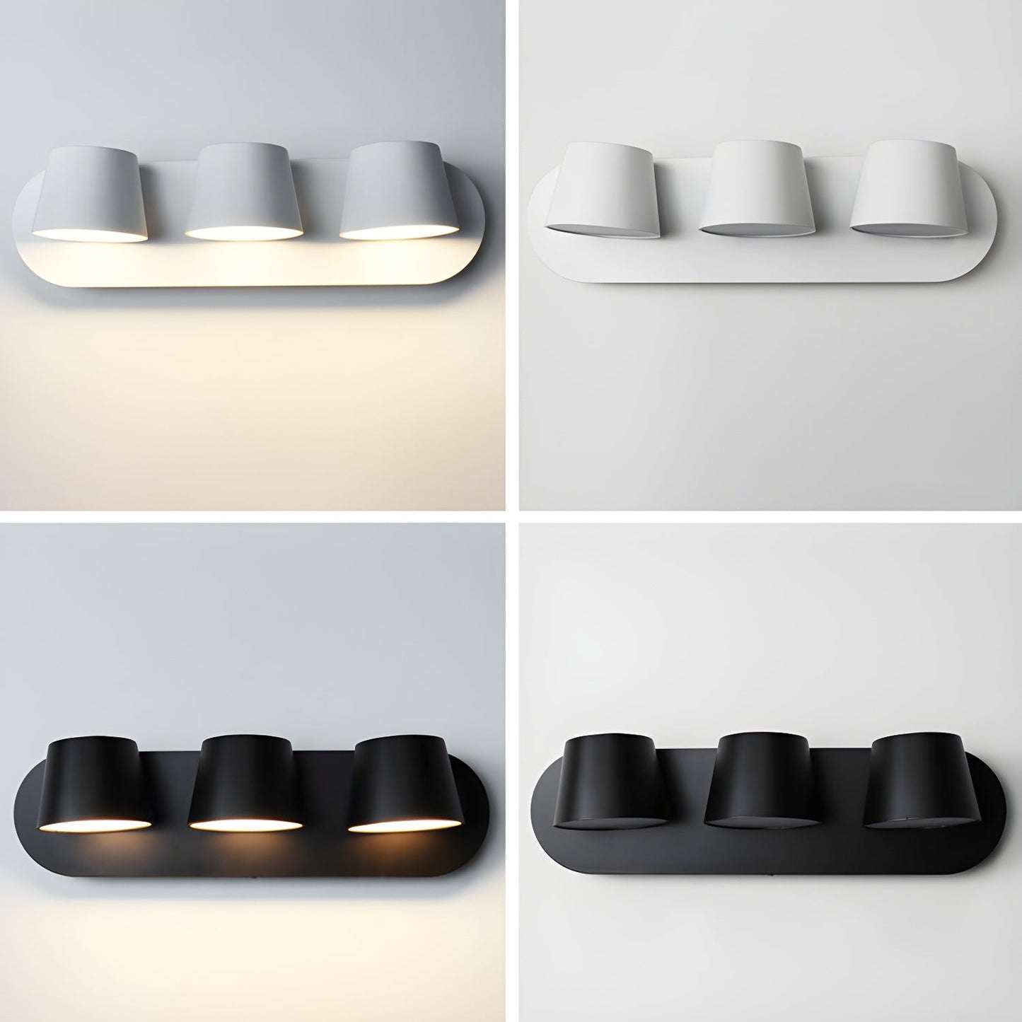 Angle Adjustable Plug-in Wall Lamp with LED Lighting