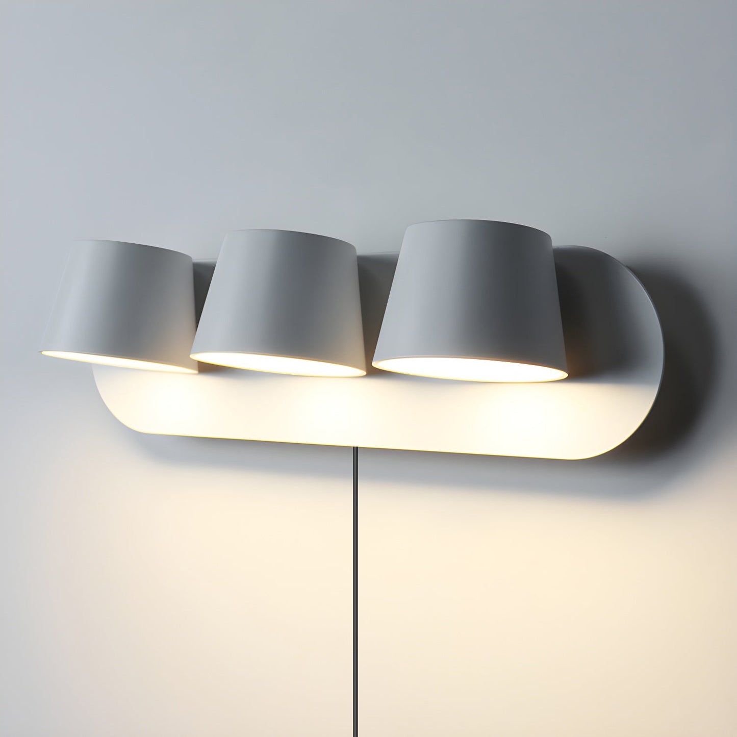 Angle Adjustable Plug-in Wall Lamp with LED Lighting