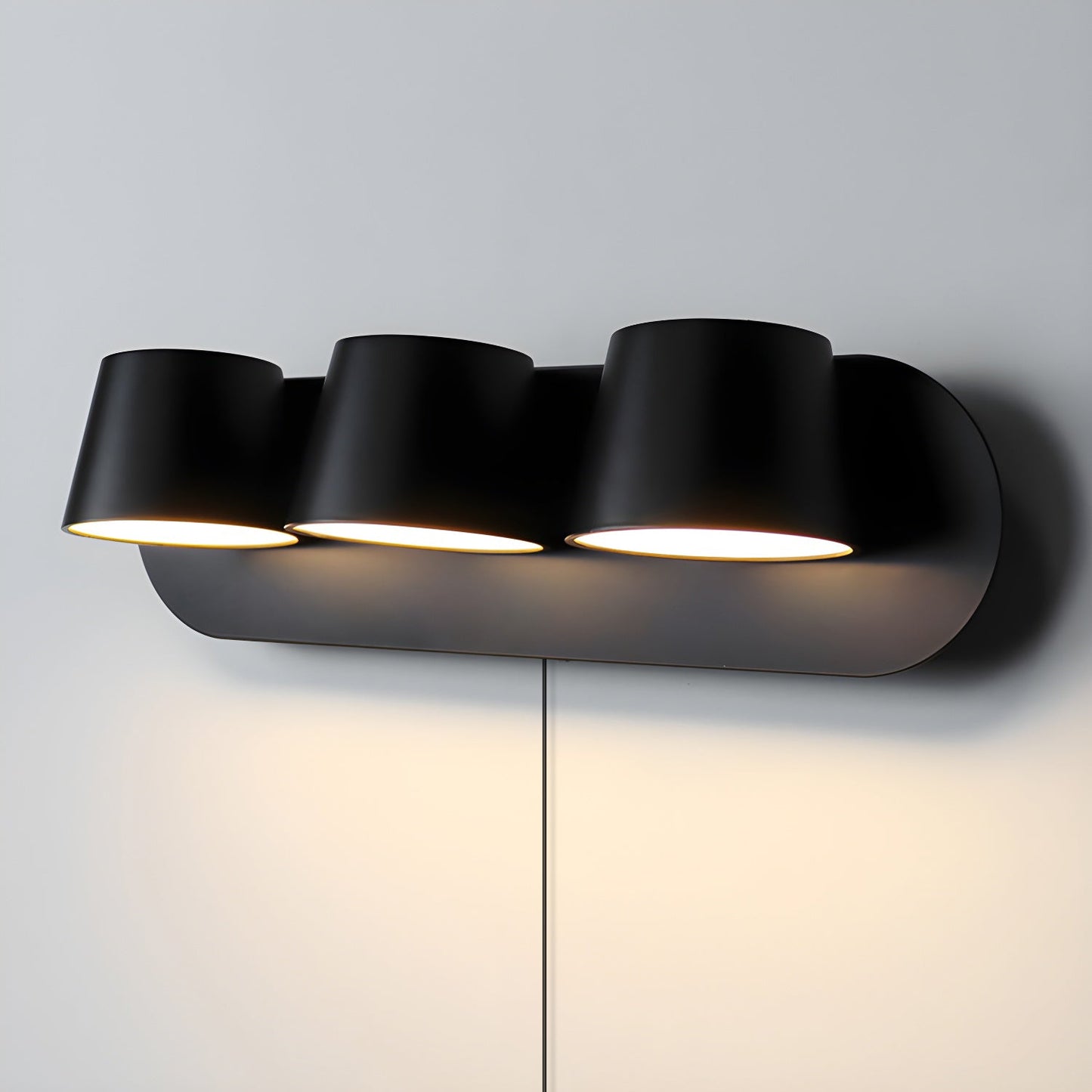 Angle Adjustable Plug-in Wall Lamp with LED Lighting