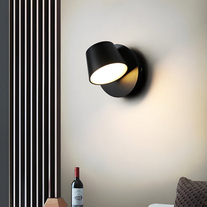 Angle Adjustable Plug-in Wall Lamp with LED Lighting