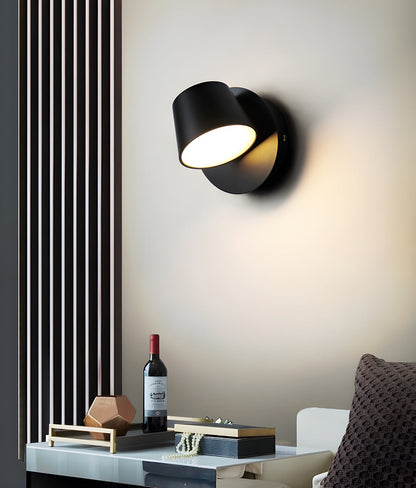 Angle Adjustable Plug-in Wall Lamp with LED Lighting