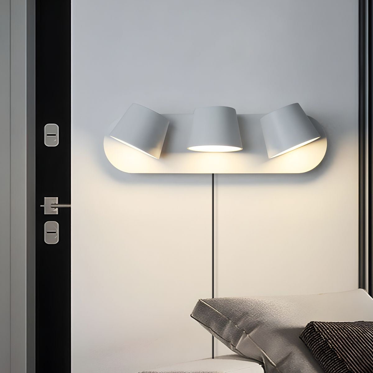 Angle Adjustable Plug-in Wall Lamp with LED Lighting