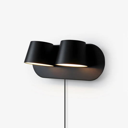 Angle Adjustable Plug-in Wall Lamp with LED Lighting