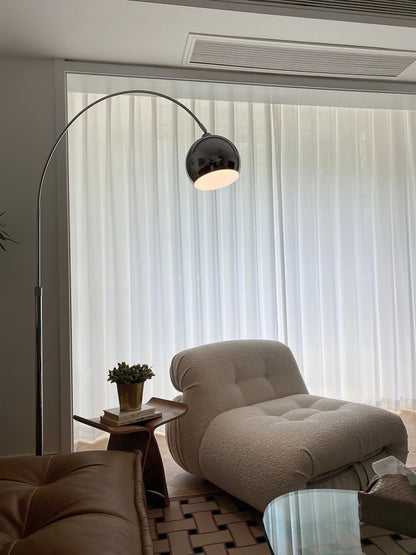 Angler Floor Lamp with Adjustable Head and LED Light