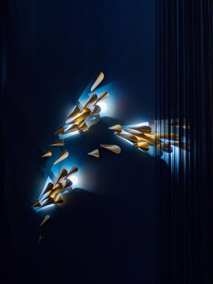Anodine Wall Lamp - Brass LED Indoor Lighting Fixture