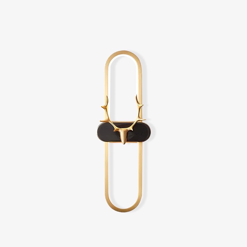 Antlers Halo Wall Lamp - Dimmable LED Brass Indoor Lighting