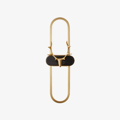 Antlers Halo Wall Lamp - Dimmable LED Brass Indoor Lighting