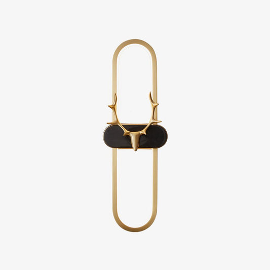 Antlers Halo Wall Lamp - Dimmable LED Brass Indoor Lighting