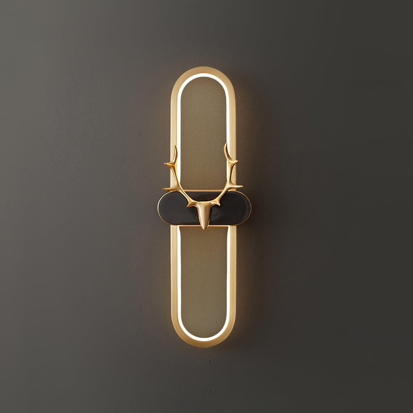 Antlers Halo Wall Lamp - Dimmable LED Brass Indoor Lighting