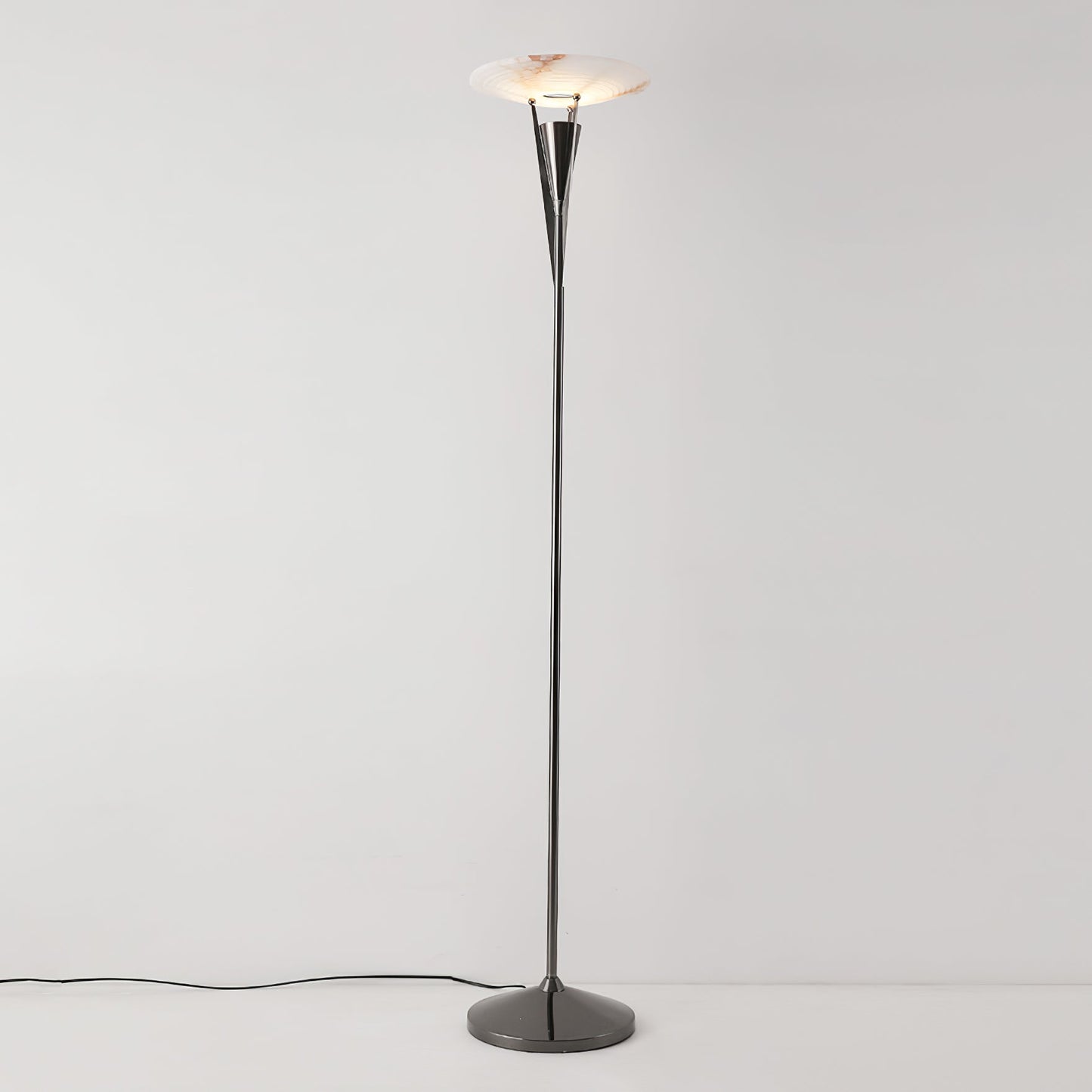 Aragon Floor Lamp LED Modern Design Black Copper Finish