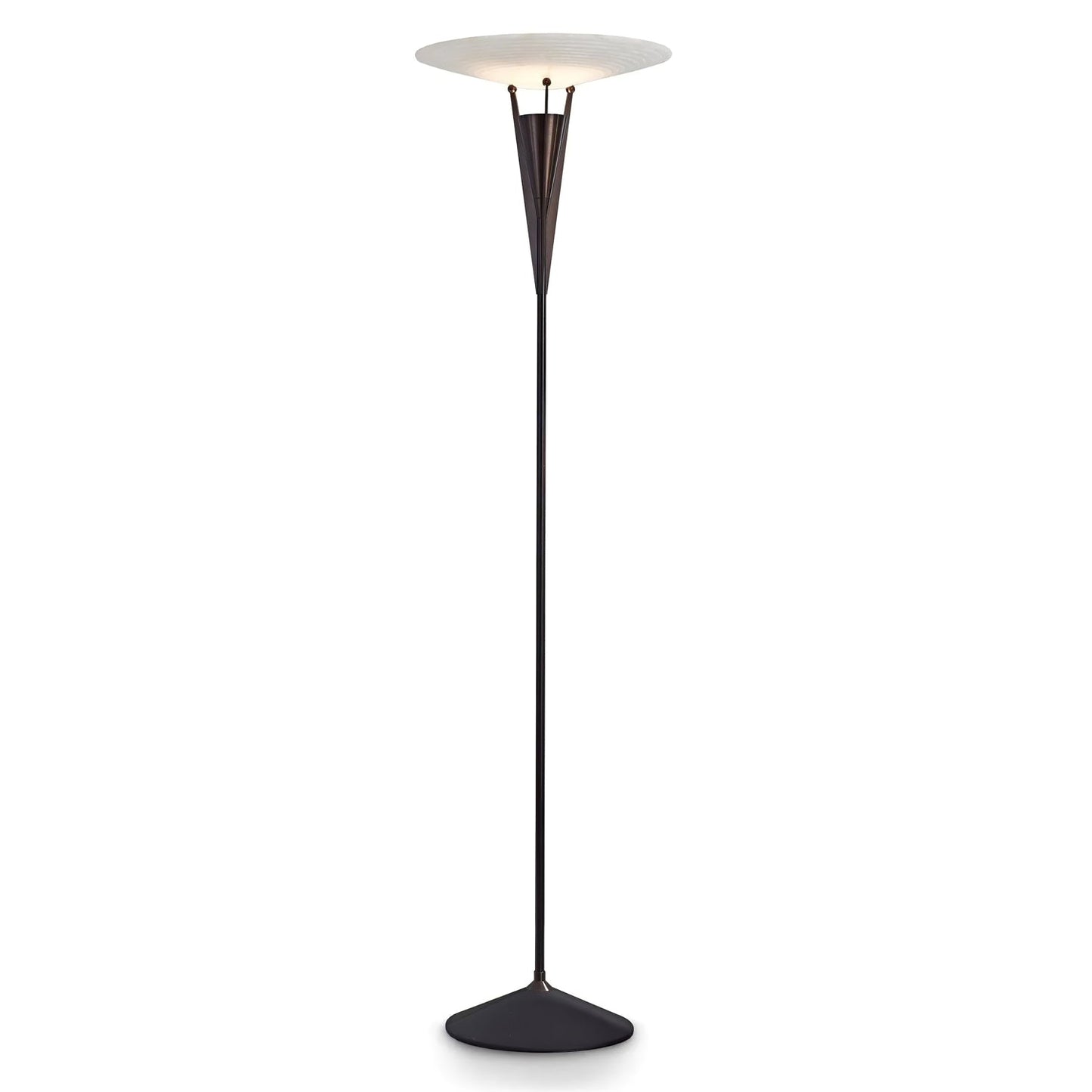 Aragon Floor Lamp LED Modern Design Black Copper Finish