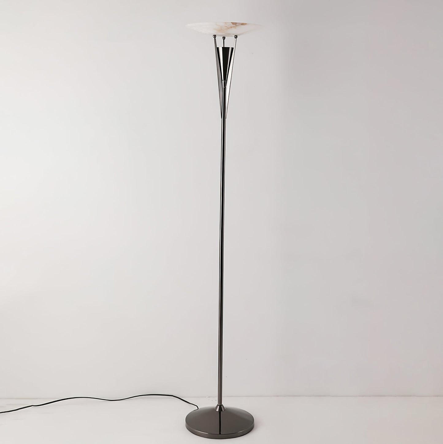 Aragon Floor Lamp LED Modern Design Black Copper Finish