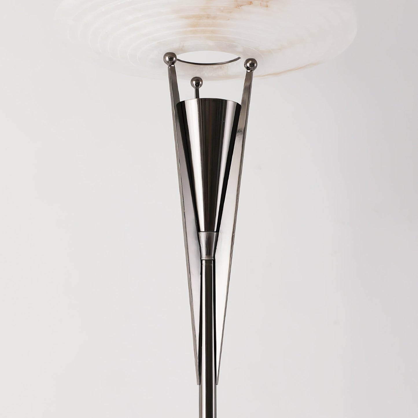Aragon Floor Lamp LED Modern Design Black Copper Finish