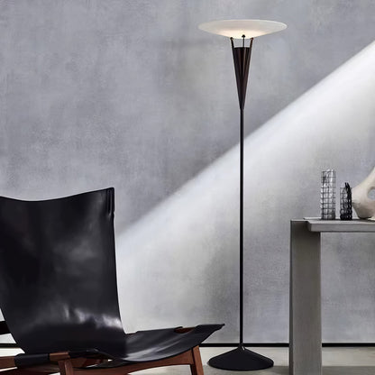Aragon Floor Lamp LED Modern Design Black Copper Finish