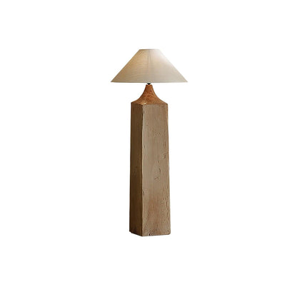 Arboreal Whisper Floor Lamp - LED, Wooden Base, Indoor Lighting