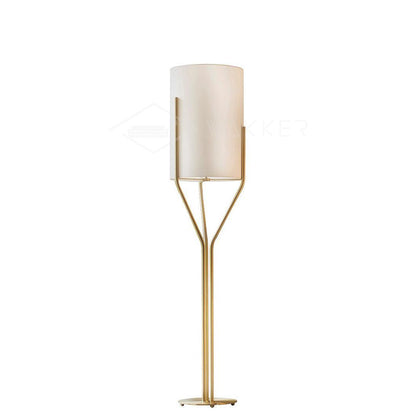 Arborescence Floor Lamp with LED, Adjustable Height, Brass Finishes
