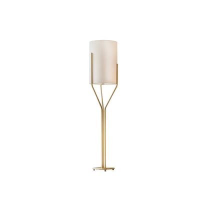 Arborescence Floor Lamp with LED, Adjustable Height, Brass Finishes