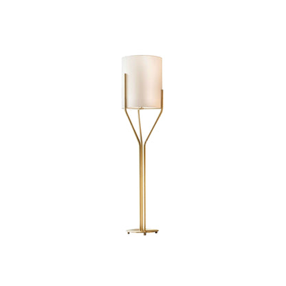 Arborescence Floor Lamp with LED, Adjustable Height, Brass Finishes