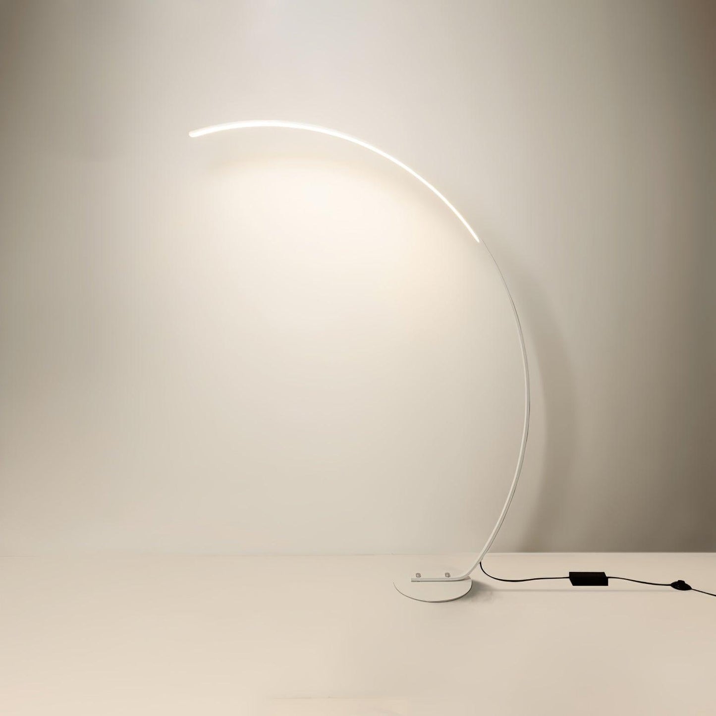 Arc Floor Lamp with Integrated LED - Modern Minimalist Design