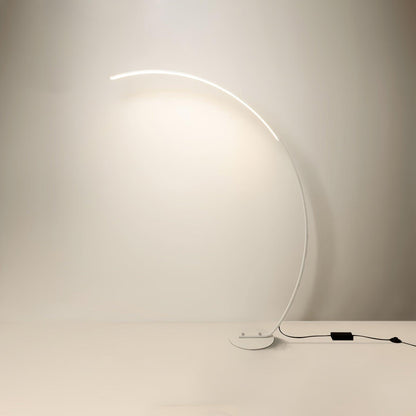 Arc Floor Lamp with Integrated LED - Modern Minimalist Design