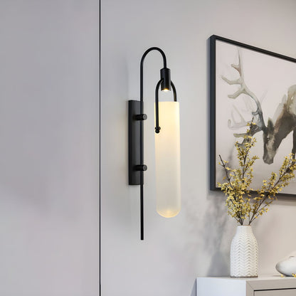 Arc Wall Lamp Set of 2, LED Glass Indoor Lighting