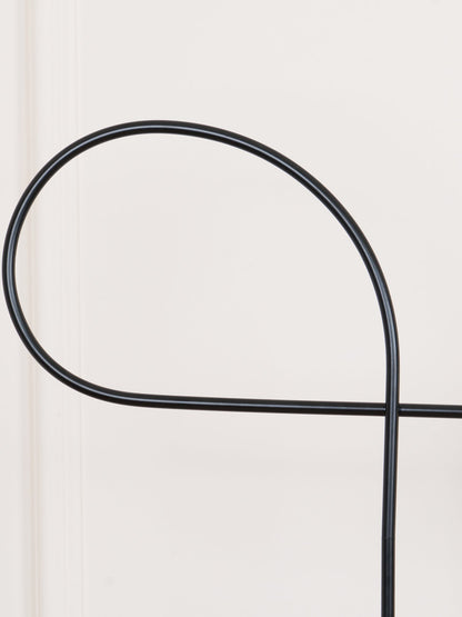 Arcane Orb Floor Lamp - LED Minimalist Black Glass Design