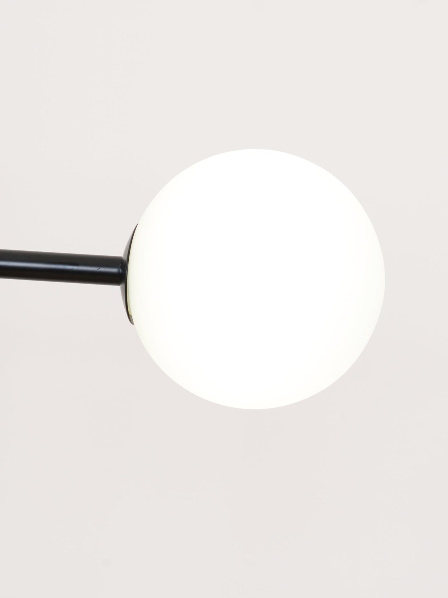 Arcane Orb Floor Lamp - LED Minimalist Black Glass Design