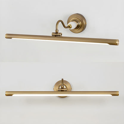 Archer Art Linear Wall Light - Antique Gold LED Design
