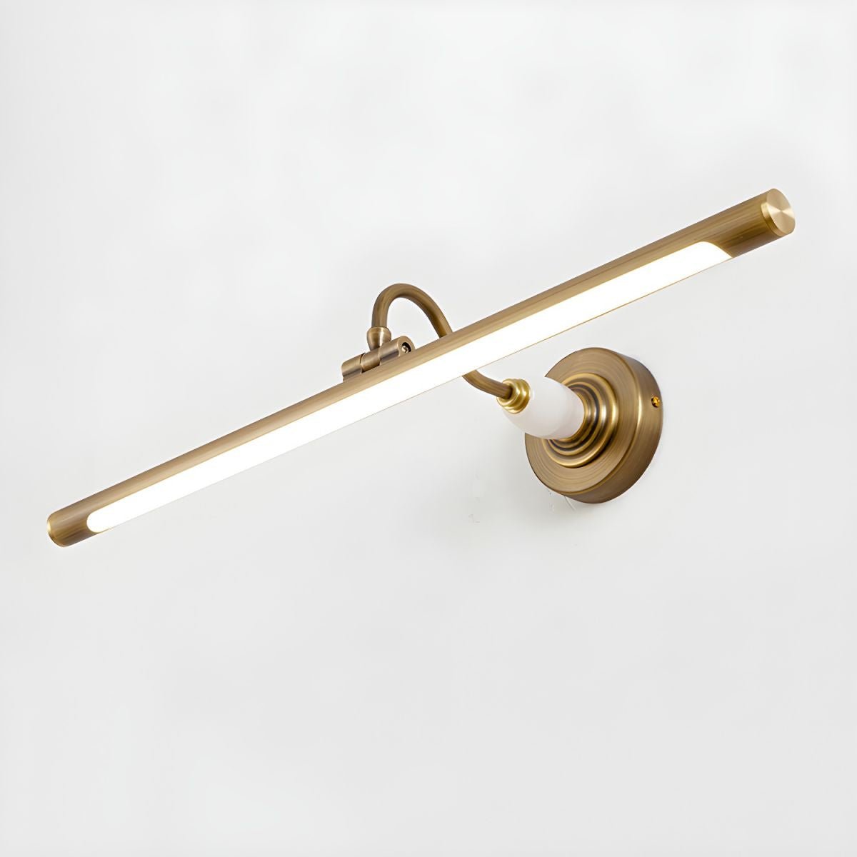 Archer Art Linear Wall Light - Antique Gold LED Design