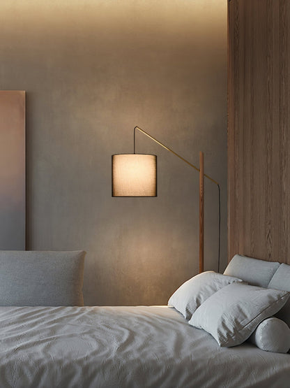 Archer Floor Lamp - Modern Black Metal LED Light, Indoor Use